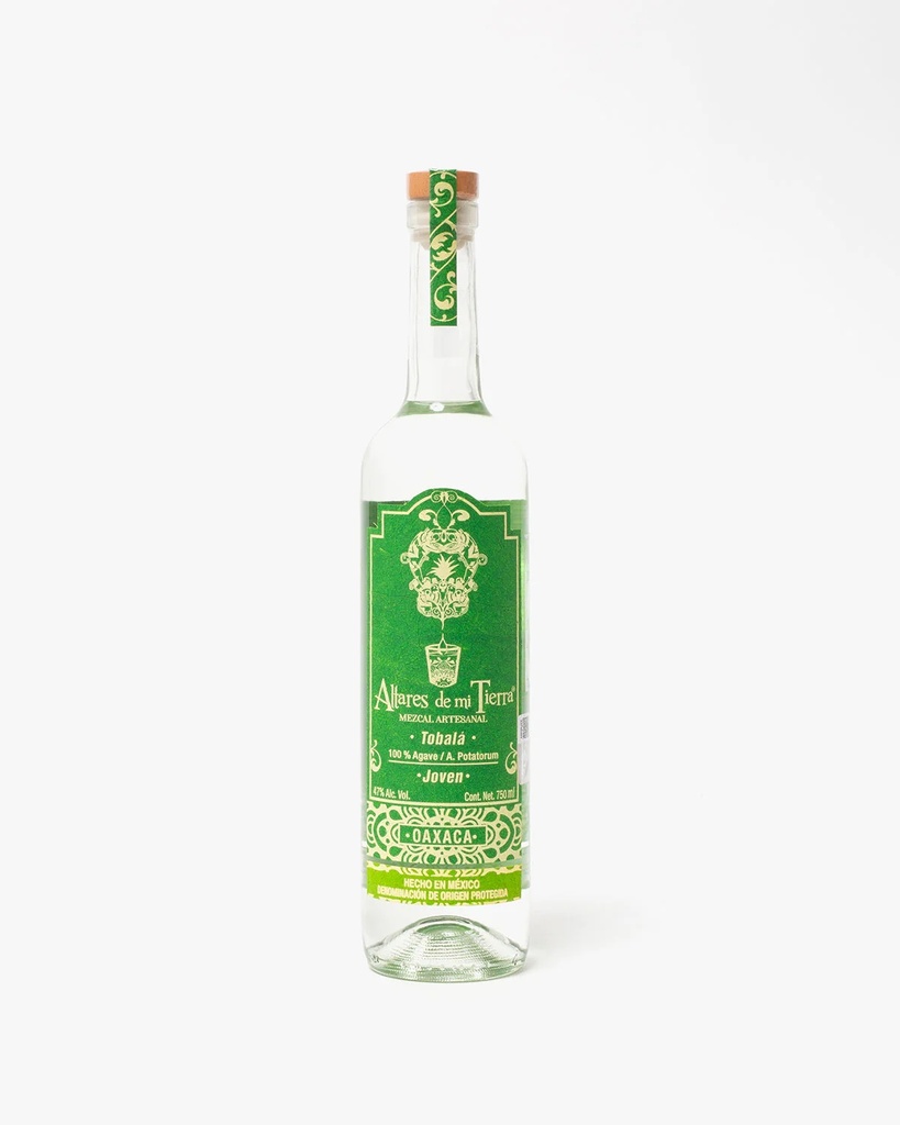 Altares de mi Tierra, Mezcal Artesanal de Oaxaca, Tobalá Joven 47º 750 ml