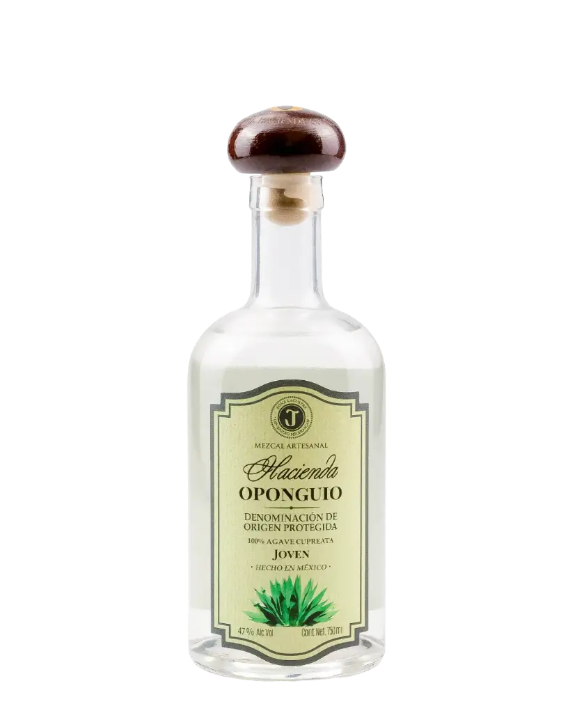 Hacienda de Oponguio Mezcal Artesanal Michoacán Cupreata Jóven 47° 750 ml 