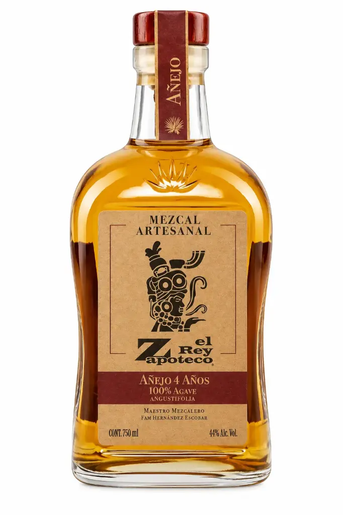 Rey Zapoteco Artesanal Oaxaca Espadín Añejo 45° 750 ml 