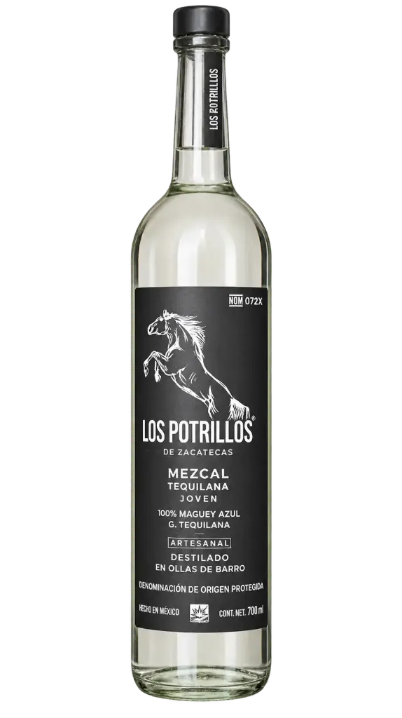 Los Potrillos Artesanal Zacatecas Azul Jóven 40° 750 ml