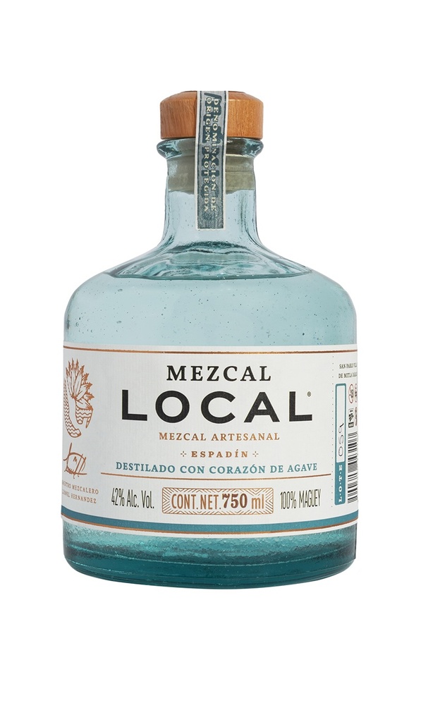 Local Artesanal Oaxaca Espadín Destilado con Corazón de Agave 42º 750 ml