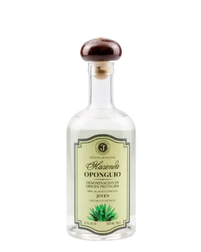 [MezArtMicHacieCupJov470014] Hacienda de Oponguio Mezcal Artesanal Michoacán Cupreata Jóven 47° 750 ml 