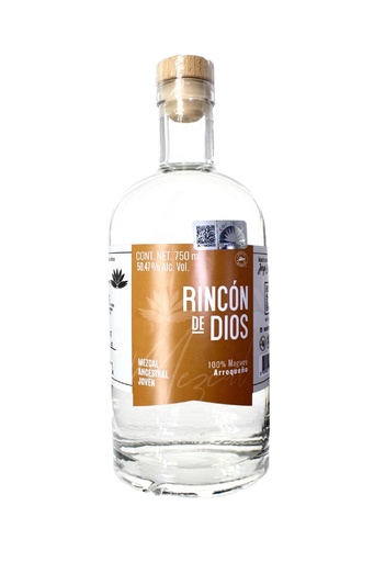 [MezAncOaxRincóArrJov500085] Rincón de Dios Ancestral Oaxaca Arroqueño Jóven 50.47º 750ml