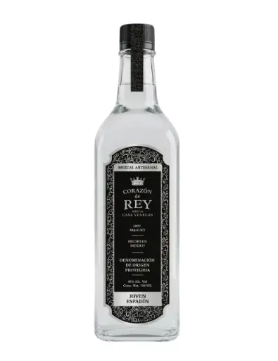 Corazón de Rey Mezcal Artesanal Oaxaca Espadín Jóven 45% Alc. Vol. 750ml